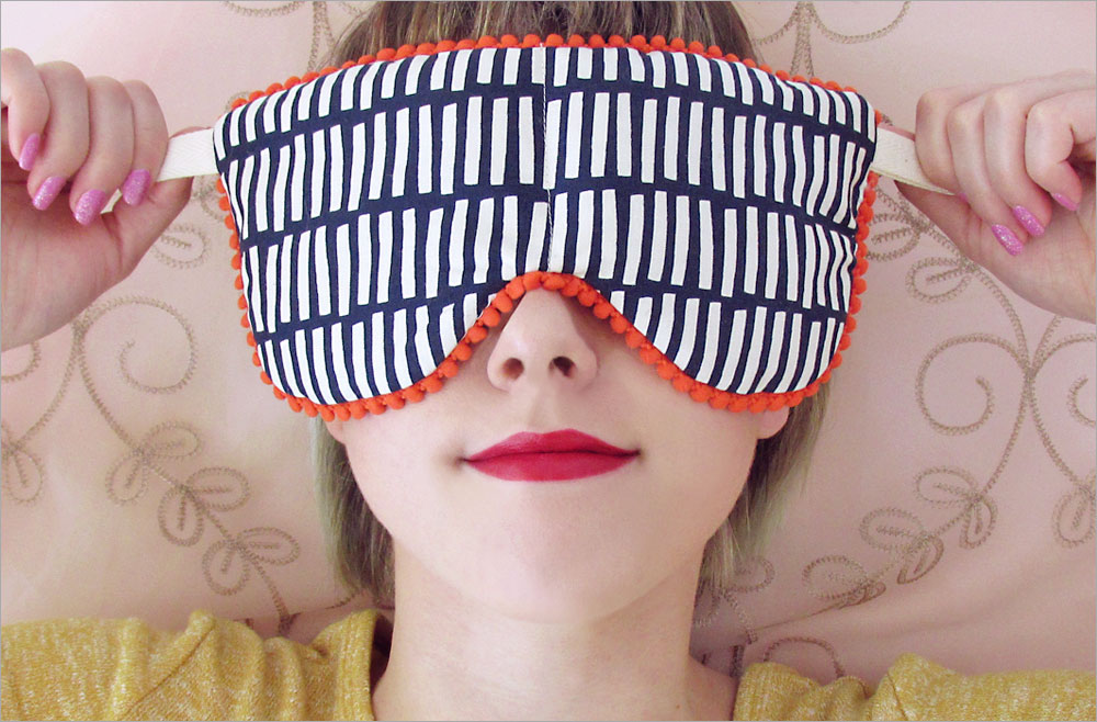 Luxury Nap Mask Hand Sewing Project