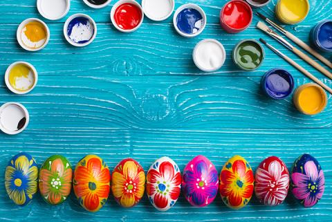 painted eggs image