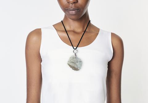 Woman Wearing Rock Jewelry_web