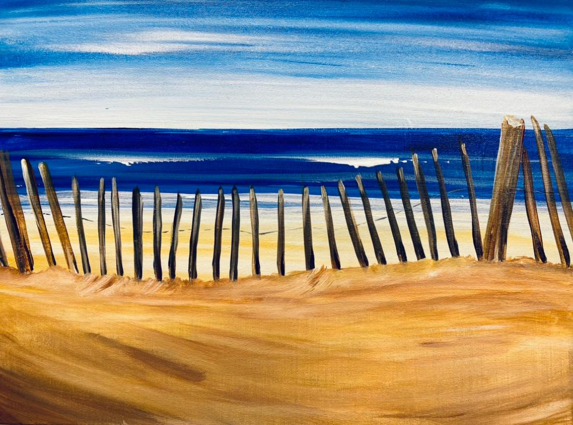 beach painting