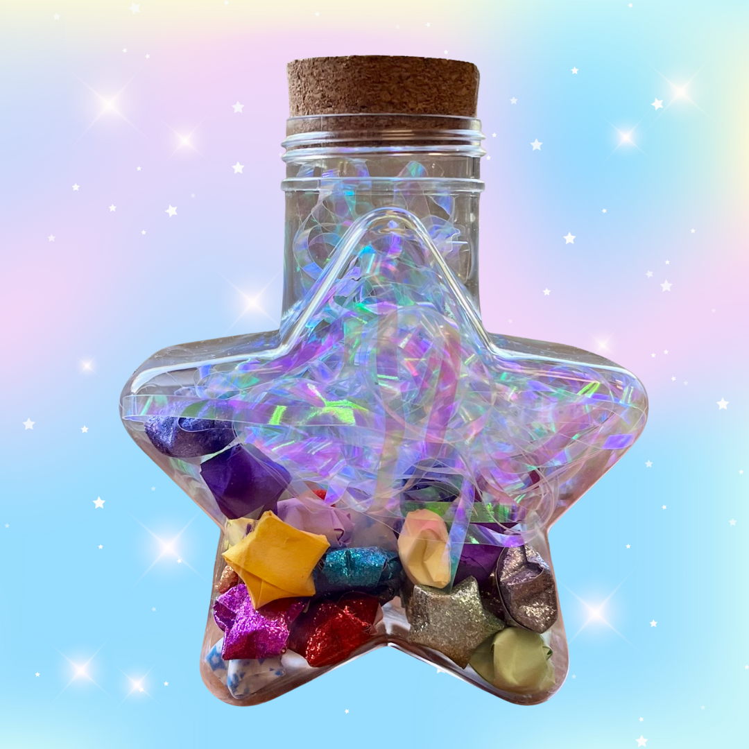 origami star jar