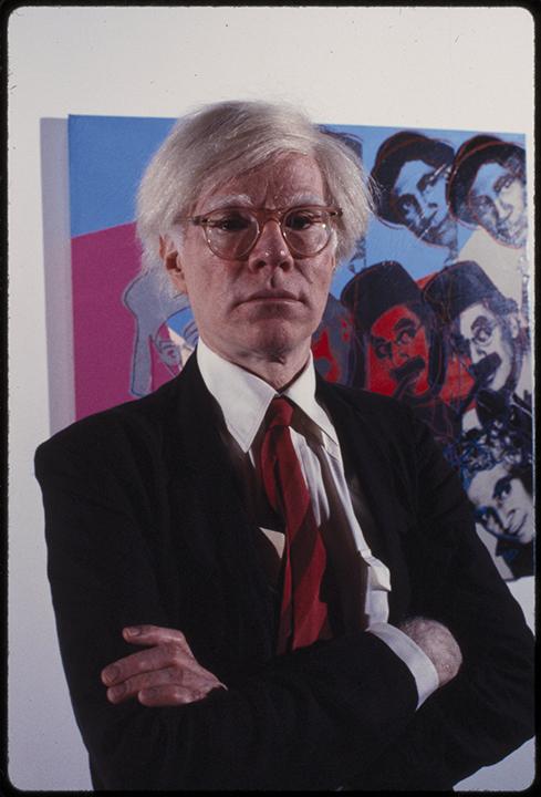 Andy Warhol at the Jewish Museum_image source Wikimedia Commons